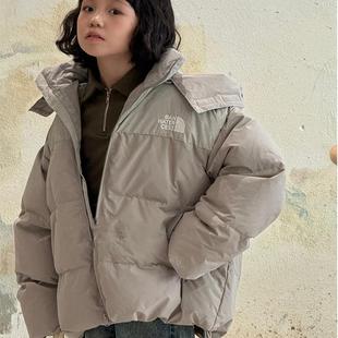 女童羽绒服2024冬装新款儿童洋气时髦上衣大童连帽加厚白鸭绒外套