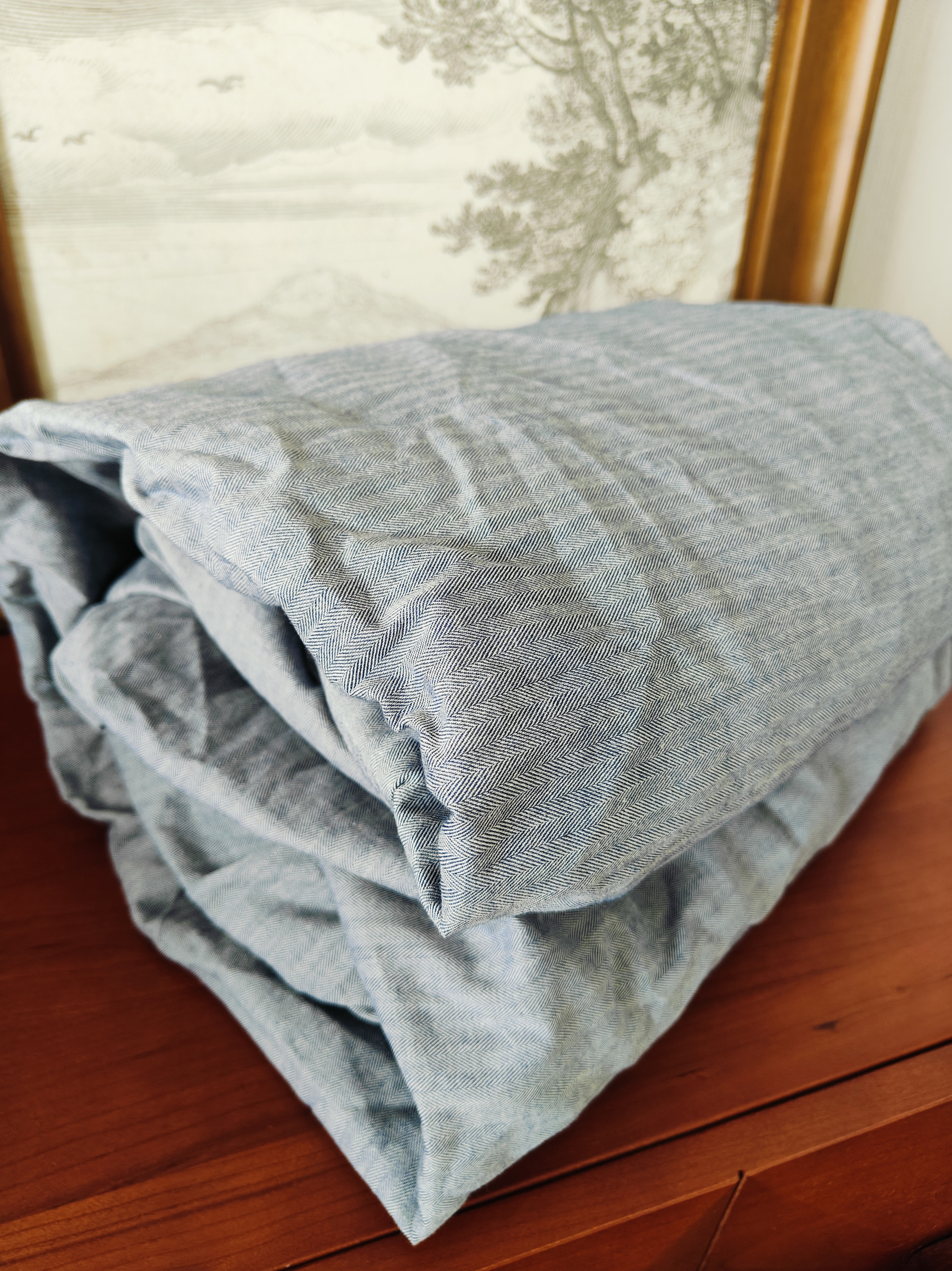 加厚款外贸出口纯棉色织鱼骨纹提花1.8床笠席梦思床垫套全棉防滑