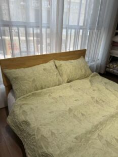 外贸出口加厚纯棉绗缝刺绣双人被套枕套三件套全棉厚实柔软雅致