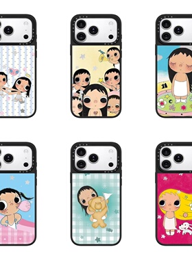 新款yuy小玉女孩适用于苹果17promax手机壳磁吸iPhone17/16/15/pro保护壳防摔14promax卡通13pro可爱12p/11壳