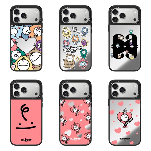 CASEJIAK韩国男团ALLOVER公仔适用于iPhone17promax手机壳盧瀚霆同款苹果17/16/15/pro防摔保护壳卡通14pro13