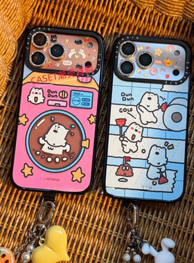 CASEOOTD西高地Peterdog小狗三分王适用于iPhone17promax星宇橙手机壳苹果17/16/15/pro防摔保护壳14pro13/12