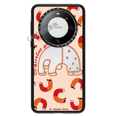 CASE新下腰女孩适用华为mate70pro手机壳磁吸HUAWEI60pro保护套华为mate70/60/pro/60pro+手机壳防摔夏日相聚
