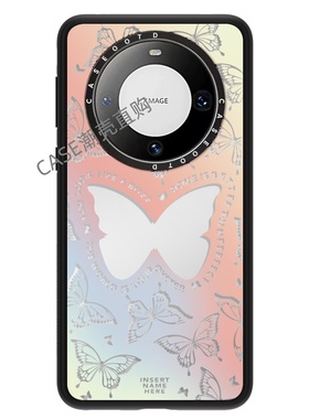 CASE幻彩蝴蝶蓝色适用华为mate70/70pro/60/60pro手机壳磁吸华为mate70/60/pro+防摔保护套mate60pro/+手机壳