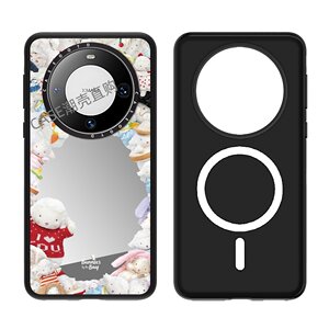 海湾兔小羊适用于华为Mate70/70Pro磁吸手机壳70镜面华为mate60pro保护壳mate60卡通可爱60pro防摔保护壳