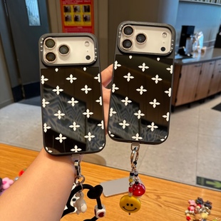 16Pro防摔14plus镜面13磁吸Magsafe保护套12防摔11新款 CASE promax SMFK十字花适用iPhone17ProMax苹果17