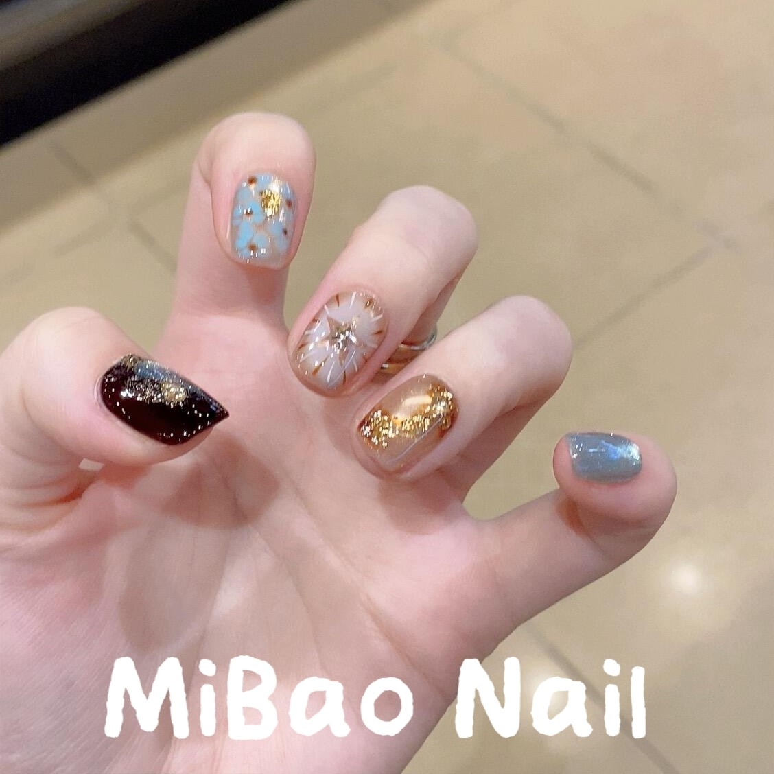 镂空星星isn爆闪金箔烟花蓝晶猫眼仙女纯手工穿戴甲手绘线条高级,彩妆/香水/美妆工具,穿戴甲/甲片,淘宝优惠券,粉丝福利购,淘宝优惠卷