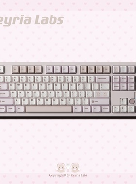 Keyria Labs/ 小熊/小兔茶话会 PBT客制化键帽 五面热升华