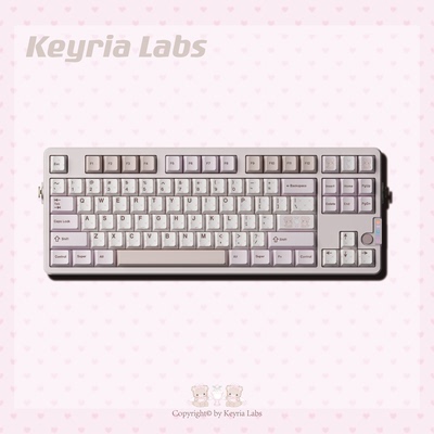 Keyria Labs/ 小熊/小兔茶话会 PBT客制化键帽 五面热升华