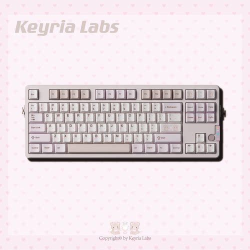 Keyria Labs/ 小熊/小兔茶话会 PBT客制化键帽 五面热升华