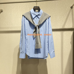 JESSYLINE/杰茜莱2026春专柜新品衬衫国内代购612202348-浅蓝-569