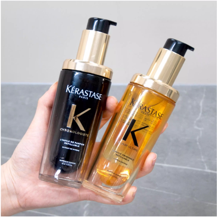 卡诗全新山茶经典香氛护发精油海源黑钻发油75ml修护干枯头发亮泽