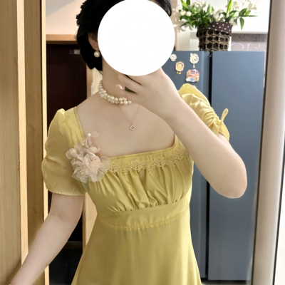 TaroAtelier黄油琥珀连衣裙