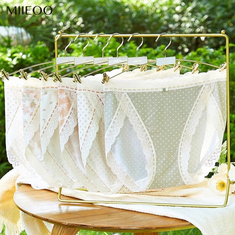 秘语内裤女2026新款抗菌薄款中腰碎花平角裤无痕蕾丝高开叉三角裤,女士内衣/男士内衣/家居服,女三角裤,淘宝优惠券,粉丝福利购,淘宝优惠卷