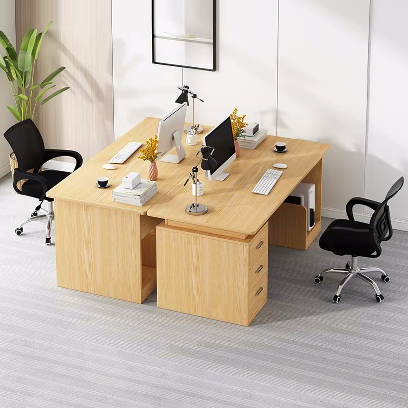 办公桌老板桌现代简约办公室职员员工工位桌椅组合简易双人电脑桌