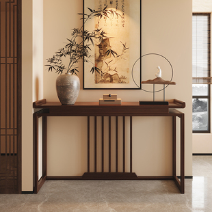 玄关新中式条几供桌香案家用神龛佛台贡桌佛龛财神爷桌柜条案置物