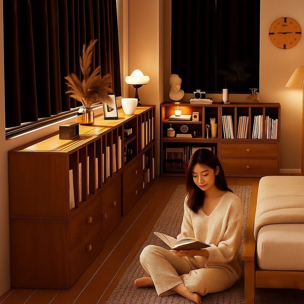 【补贴】书架实木客厅展示柜柜子