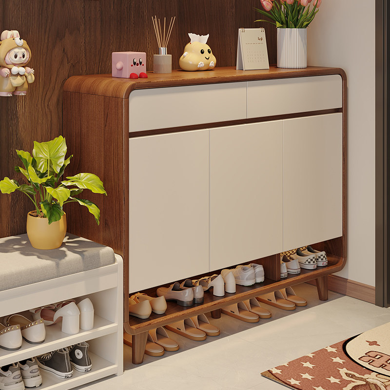鞋柜家用门口楼道外一体靠墙收纳柜入户进门多层大容量带门玄关柜,住宅家具,鞋柜,淘宝优惠券,粉丝福利购,淘宝优惠卷