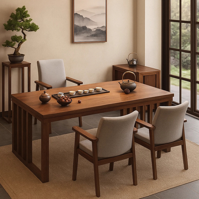 【补贴】实木大板茶台高端茶几