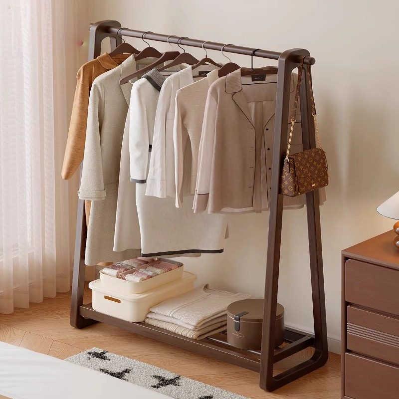 实木床尾小衣架卧室落地不占空间的挂衣架小型宿舍立式实木衣帽架,住宅家具,衣帽架,淘宝优惠券,粉丝福利购,淘宝优惠卷