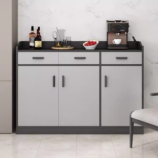 茶水柜客厅茶几边柜储藏柜餐边柜靠墙一体现代简约家用茶吧收纳柜