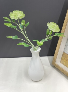 琉璃手工花书房书桌办公装饰