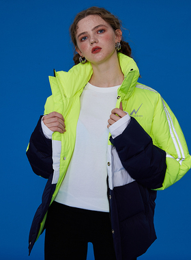 NSS LAB 王源 丁程鑫 国潮 冬季 白鸭绒 宽松 3M加厚羽绒服 男女