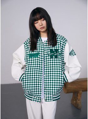 【NSS LAB】 袁一琦同款美式棒球服宽松外套休闲夹克情侣款