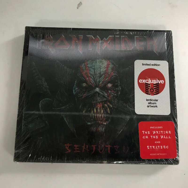 Европейская и американская версии нераспечатанного компакт-диска Iron Maiden Iron Maiden Senjutsu 2CD Изображение 1