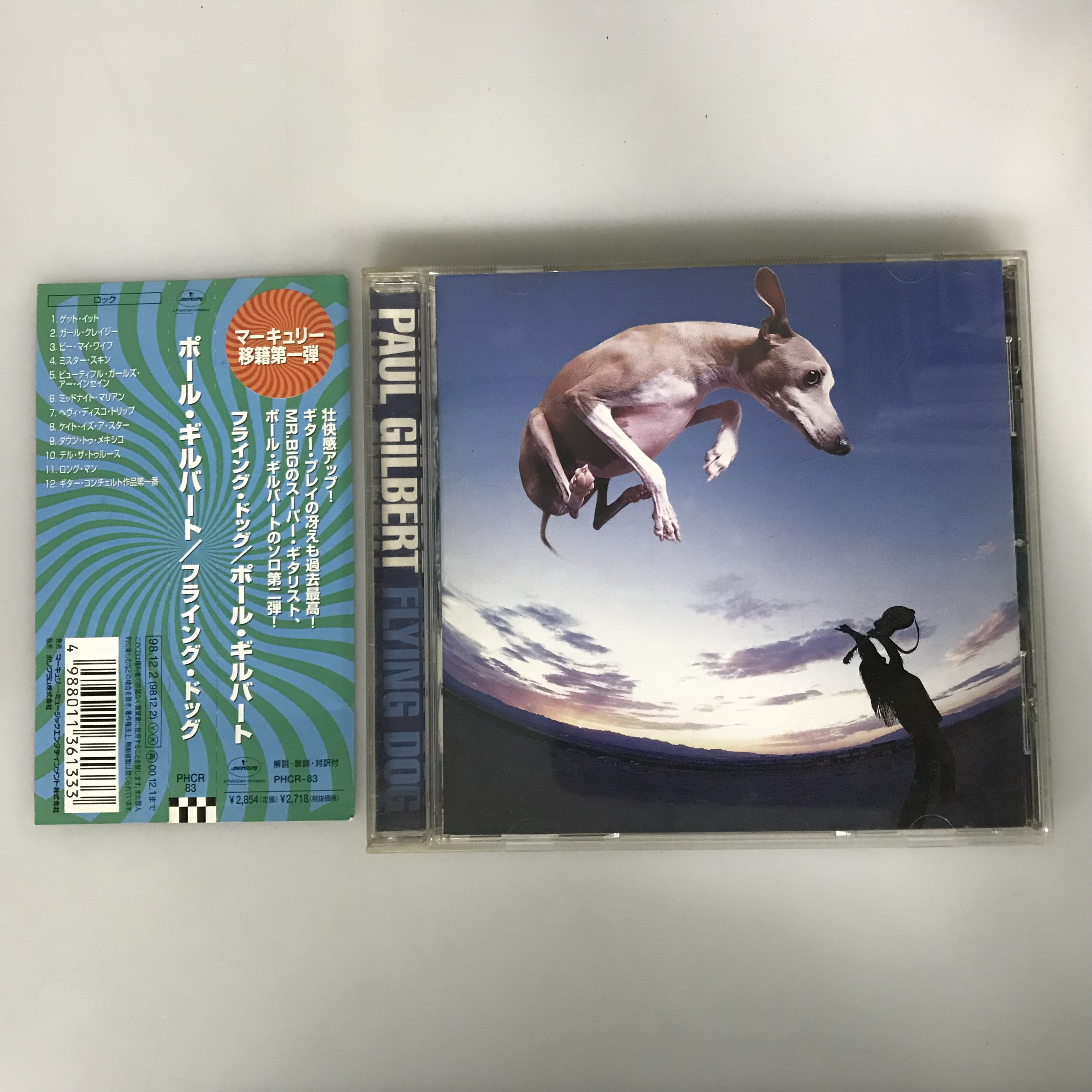 R-версия CD Hardcore rock guitar master Пола Гилберта Paul Gilbert с боковым лейблом