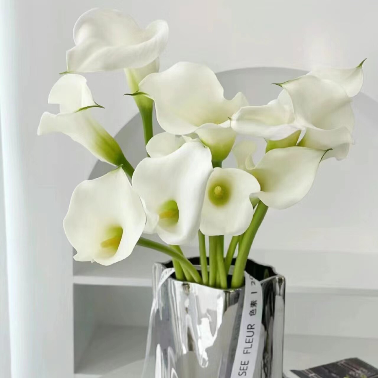 马蹄莲十支新鲜鲜花生花苞发货云南鲜花基地水养花应季花