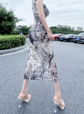 少妇诱惑迷你微透情趣诱惑连衣裙中国风旗袍修身紧身裙子包臀长裙