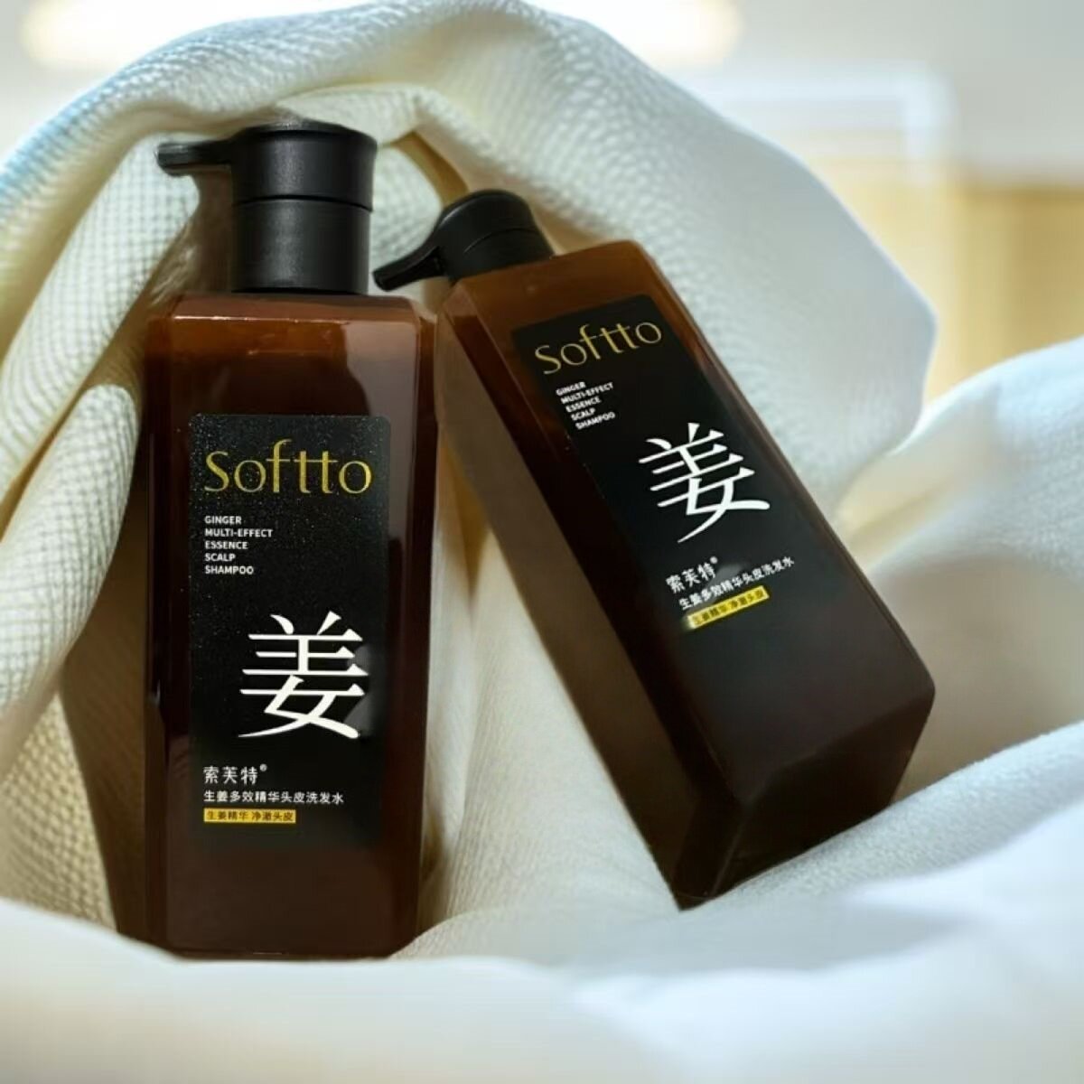 SOFTTO索芙特生姜洗发水多效精华控油去屑净澈头皮去油脂