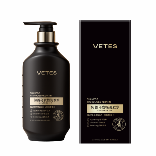 维特丝VTS 何首乌发根洗发水500ml（黑）111