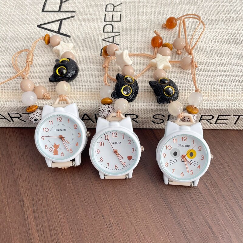 儿童可爱手链手表只看时间礼物