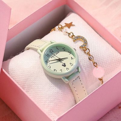 儿童手表可爱高颜值2025新款小学生女孩初中生小巧细带小表盘石英