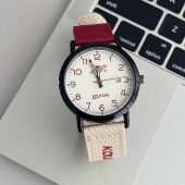 英伦休闲男 学生小众ins风初高中女士时尚 美式 帆布手表女2026新款