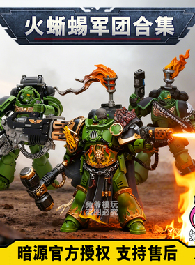 暗源战锤40K火蜥蜴JOYTOY超可动人偶机甲模型手办玩具男孩战棋