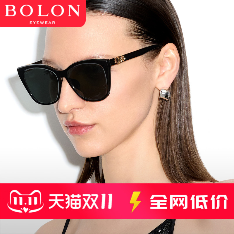 BOLON暴龙眼镜2025新品太阳镜男女偏光百搭防晒猫眼墨镜潮BL5099
