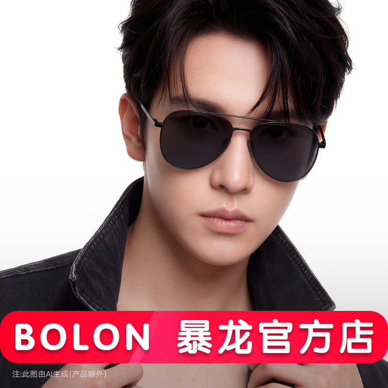 暴龙偏光防晒飞行员框太阳镜图片