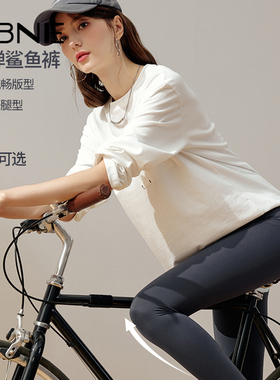 KBNE2025新款黑色灰色超弹鲨鱼裤打底裤内搭外穿提臀无痕春秋女