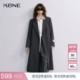式 老钱风显瘦修身 长款 新款 学院外衣女 风衣外套女2025秋季 KBNE西装