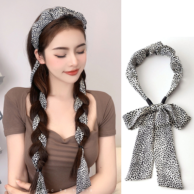 2024新款发箍飘带发卡子发夹压发头箍编发头饰网红外出发带女发饰