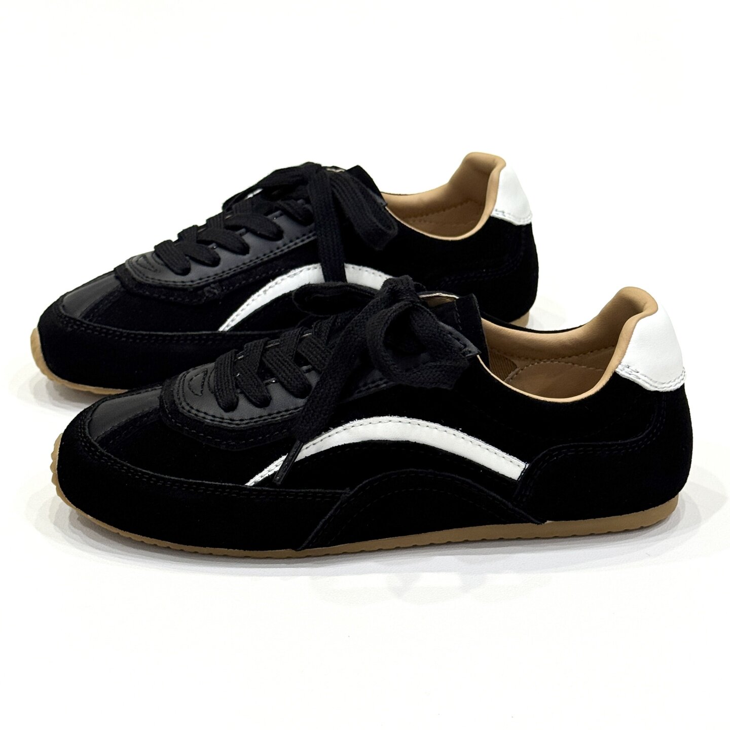 umumni优慕妮休闲百搭平底豹纹色板鞋软底跑步复古阿甘鞋德训鞋女