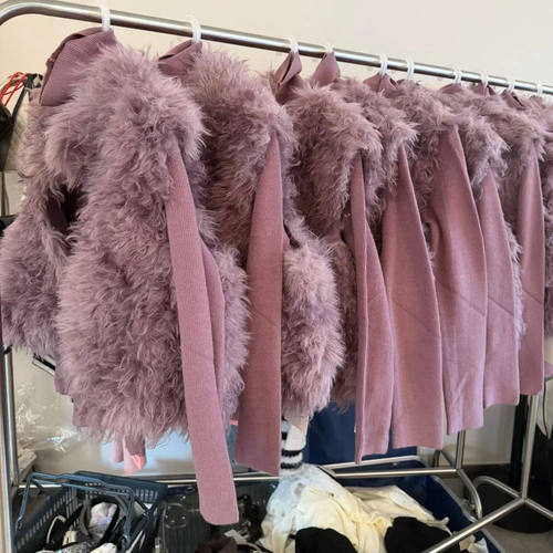 法式温柔风皮毛一体马甲背心女秋冬季巨好看宽松显瘦百搭气质外套