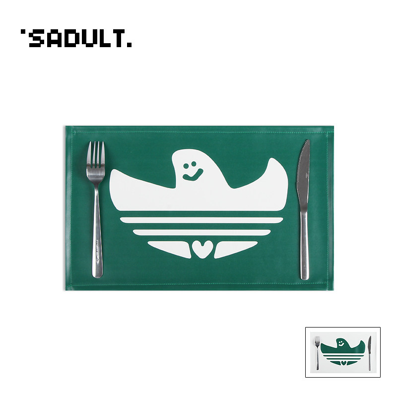 可爱恶搞潮牌皮革西餐餐垫ins学生餐布防水卡通桌垫碗垫居家布艺,居家布艺,餐垫,淘宝优惠券,粉丝福利购,淘宝优惠卷