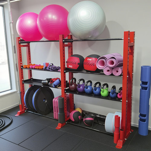 健身房置物架瑜伽用品私教工具