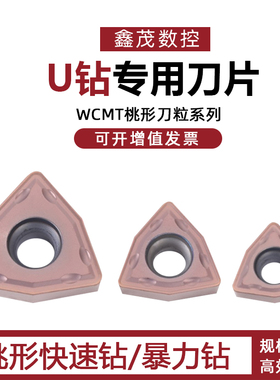 日本U钻快速钻暴力钻刀片WCMX030208 040208 WCMT050308FN ACZ330