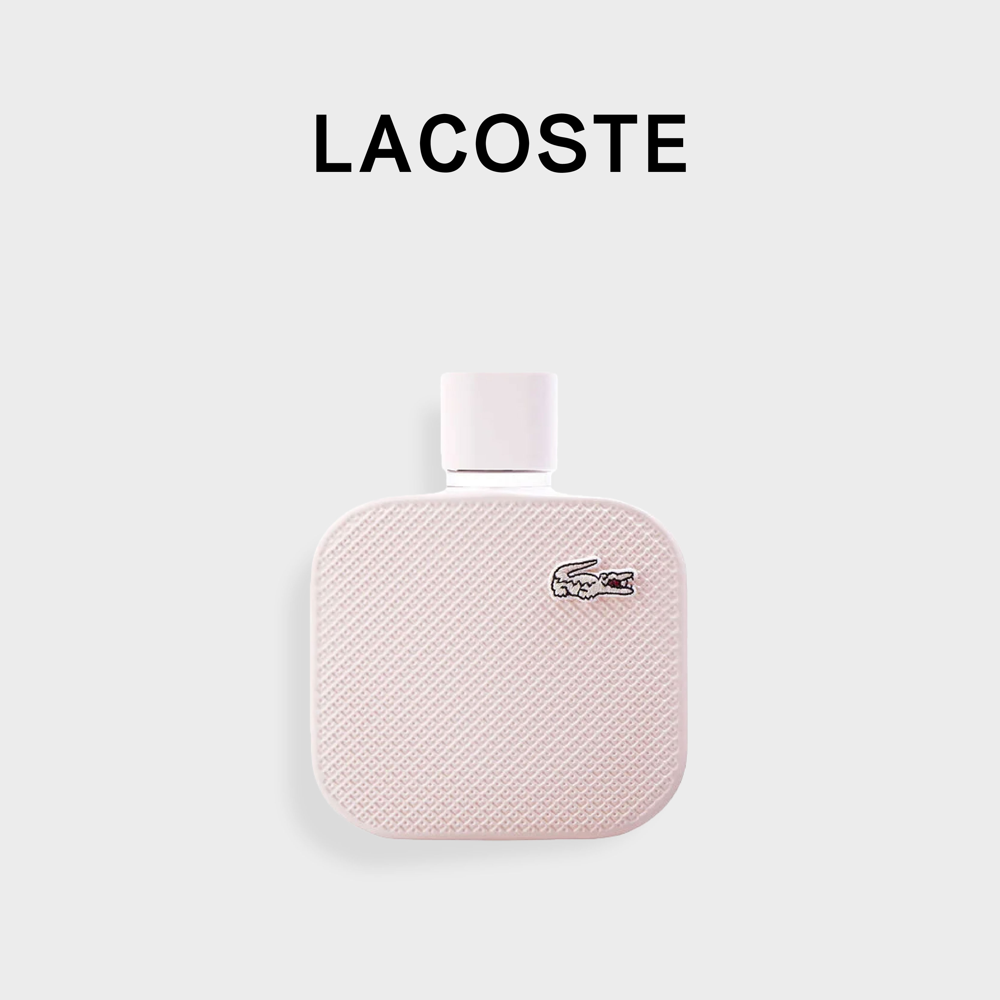 美国直邮Lacoste拉科斯特鳄鱼香水白露玫瑰同名耀银女士浓香水EDP