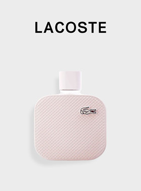 美国直邮Lacoste拉科斯特鳄鱼香水白露玫瑰同名耀银女士浓香水EDP